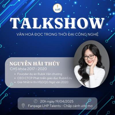 TALKSHOW: VĂN HÓA ĐỌC TRONG THỜI ĐẠI CÔNG NGHỆ